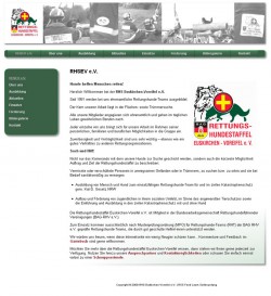 Screenshot von der Startseite www.rhs-euskirchen.de
